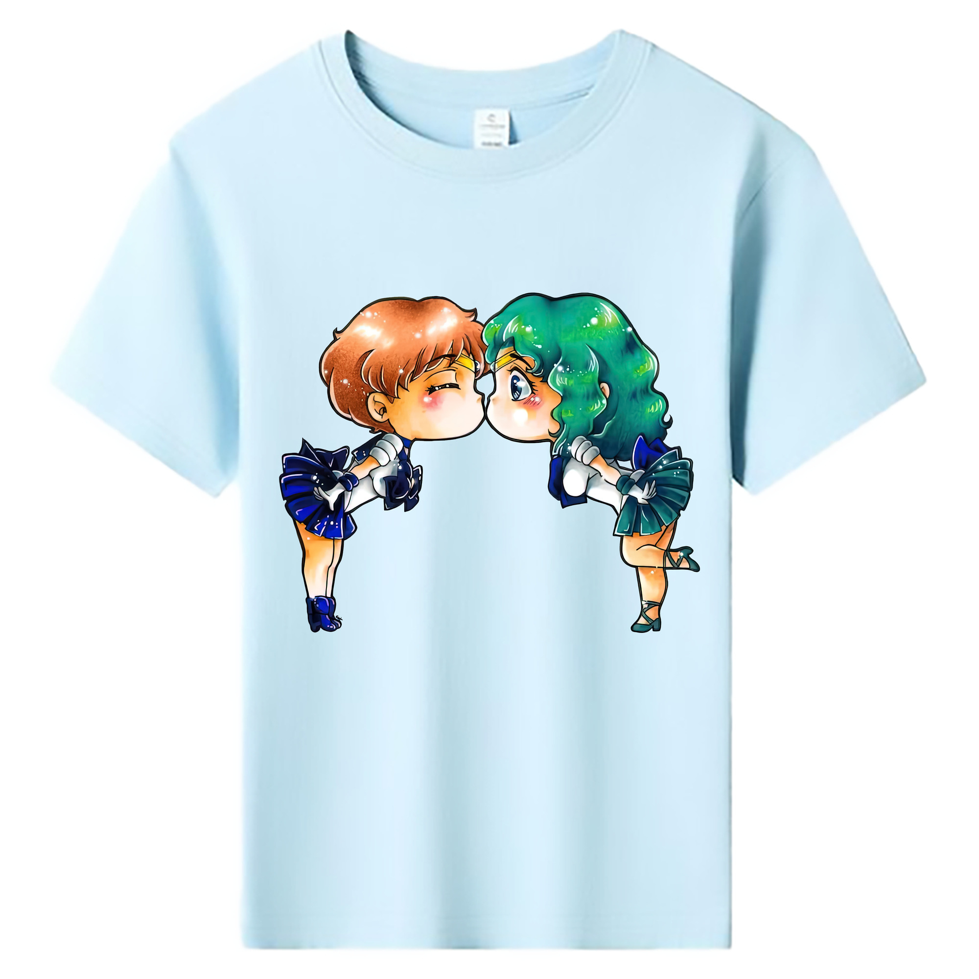 （画像用） 美少女戦士セーラームーン 天王はるか Sailor Moon Tenoh Haruka 綿100％キッズTシャツ（フロントプリント）